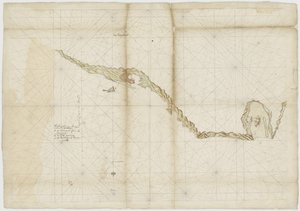 Mapa del fuerte español en Tamsui, luego de la VOC de Unbekannt Unbekannt